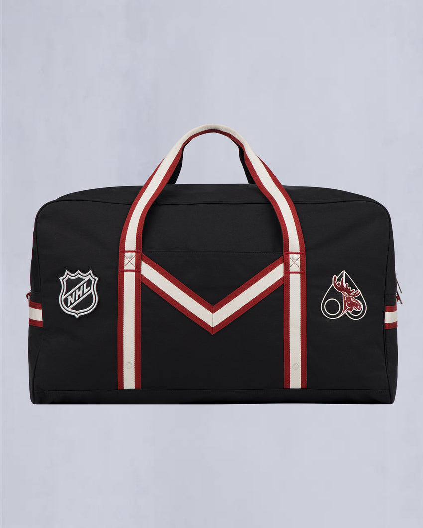 NHL X MOOSE KNUCKLES TEAM BAG-BLACK/SUMAC/BONE