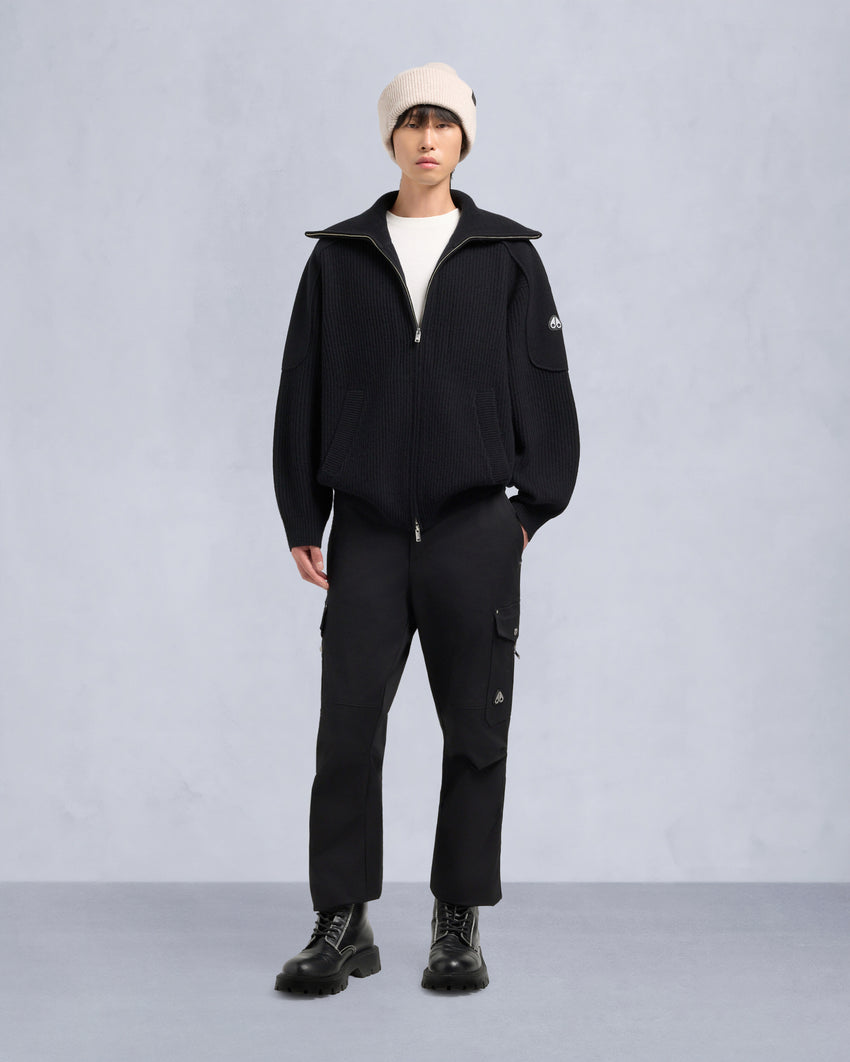 COLSON FULL-ZIP SWEATER-NAVY