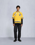 NHL X MOOSE KNUCKLES BRUINS TEE-BRUINS YELLOW/BLACK/BONE
