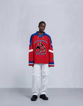 NHL X MOOSE KNUCKLES CANADIENS POLO-CANADIEN RED/BLUE/BONE