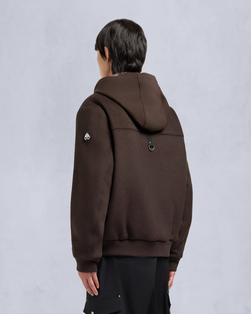 ELLINGTON BOMBER JACKET-ESPRESSO/ESPRESSO