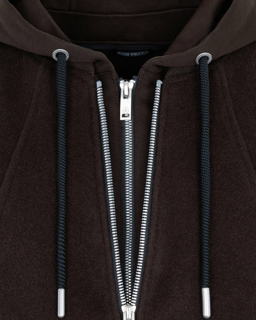ELLINGTON BOMBER JACKET-ESPRESSO/ESPRESSO