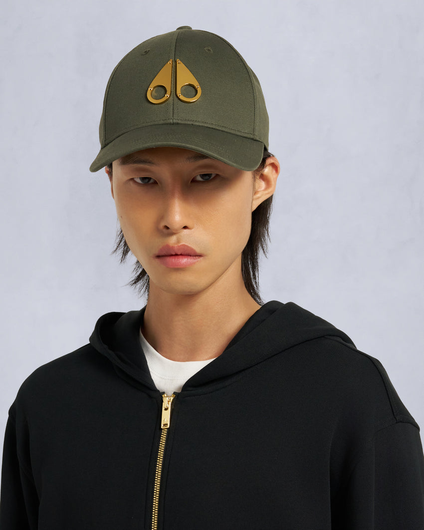 GOLD LOGO ICON CAP-DARK OLIVE