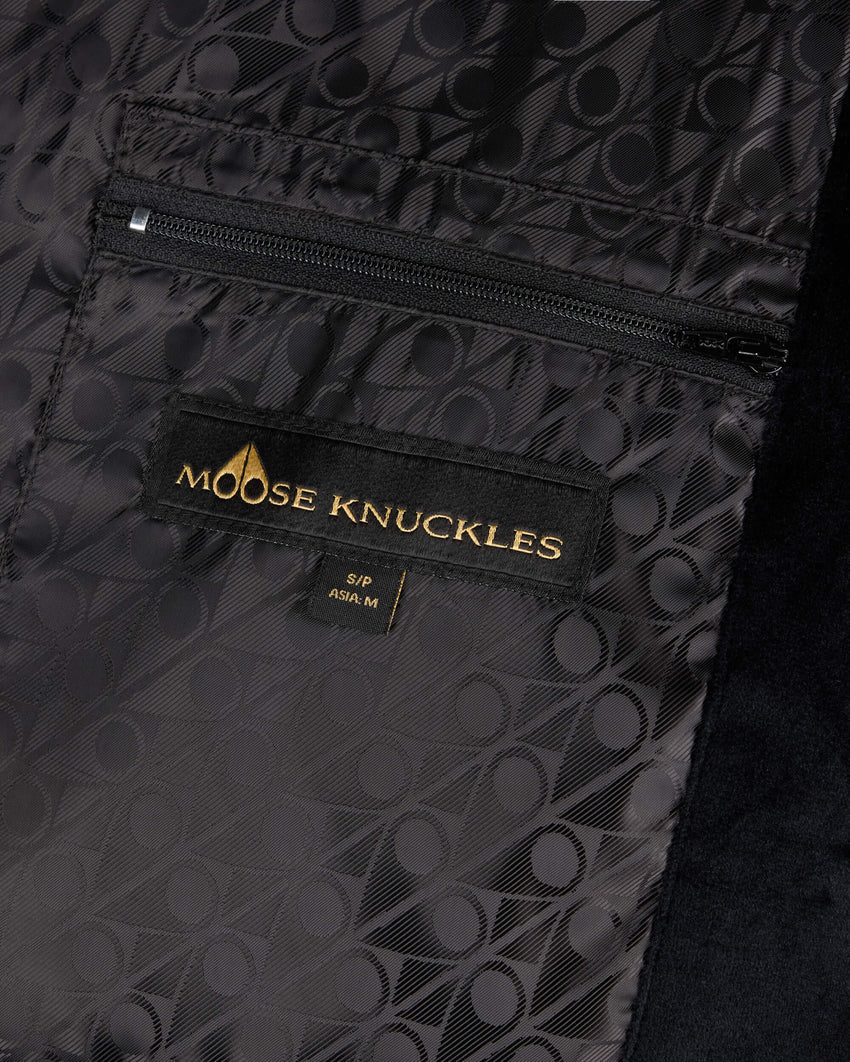 GOLD SERIES MISTI VELOUR PUFFER-BLACK