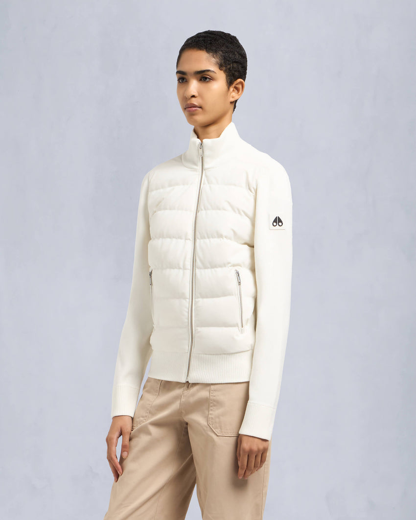 JOSEPHINE HYBRID SWEATER-MAUVE