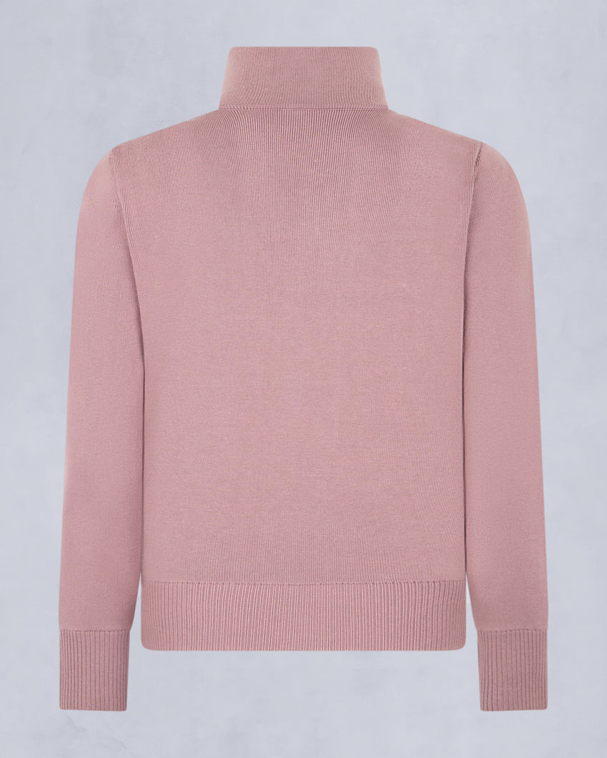 JOSEPHINE HYBRID SWEATER-MAUVE