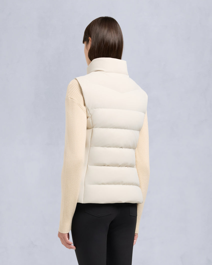 NYLUXE KOUSSI VEST-ESPRESSO