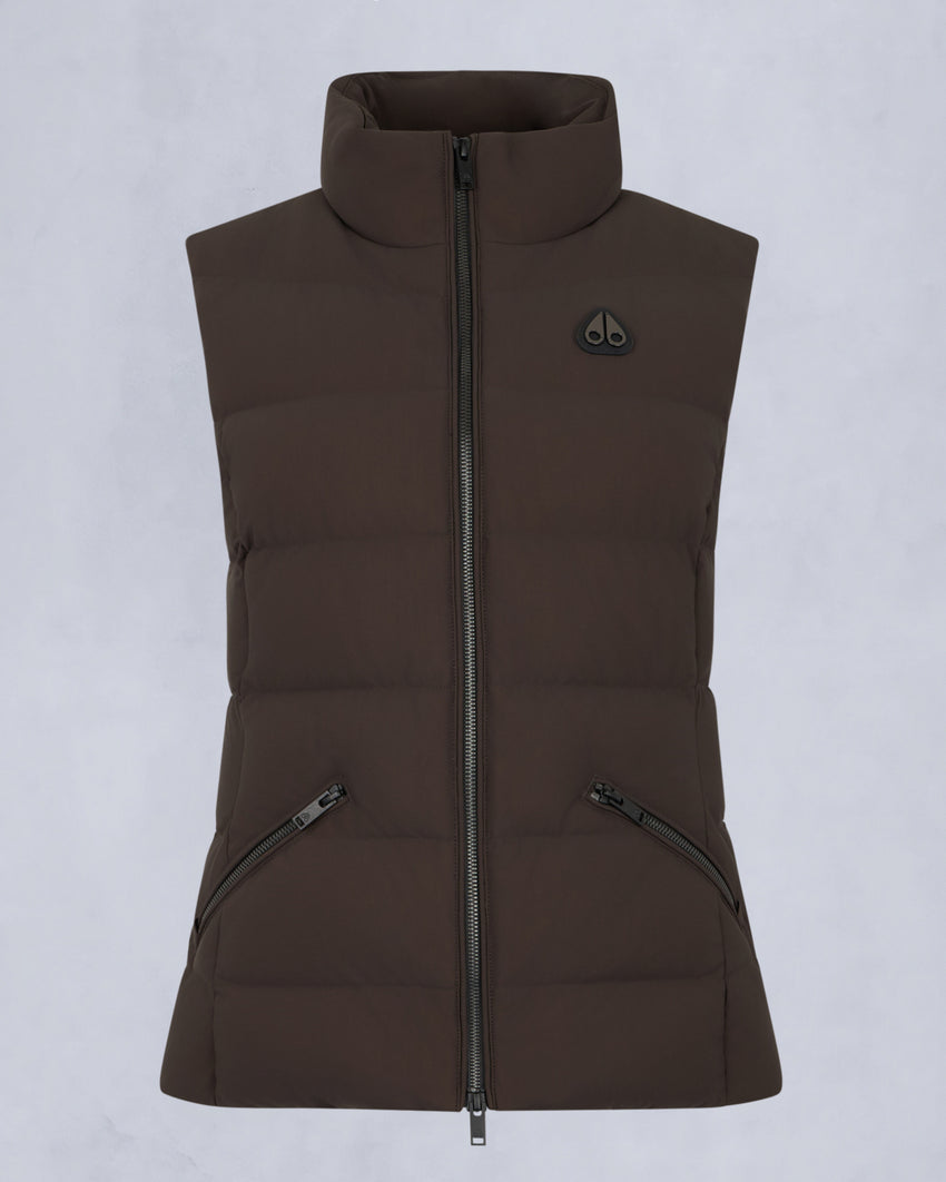 NYLUXE KOUSSI VEST-ESPRESSO