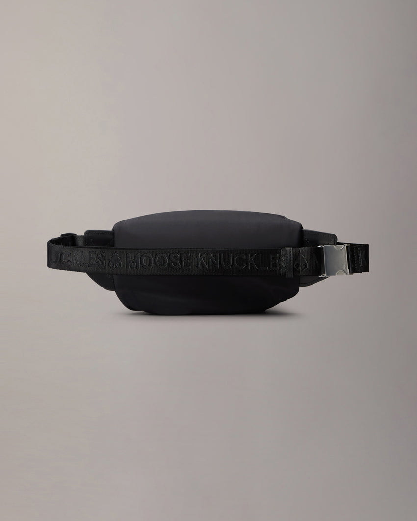 LOGO WAIST BAG-BLACK