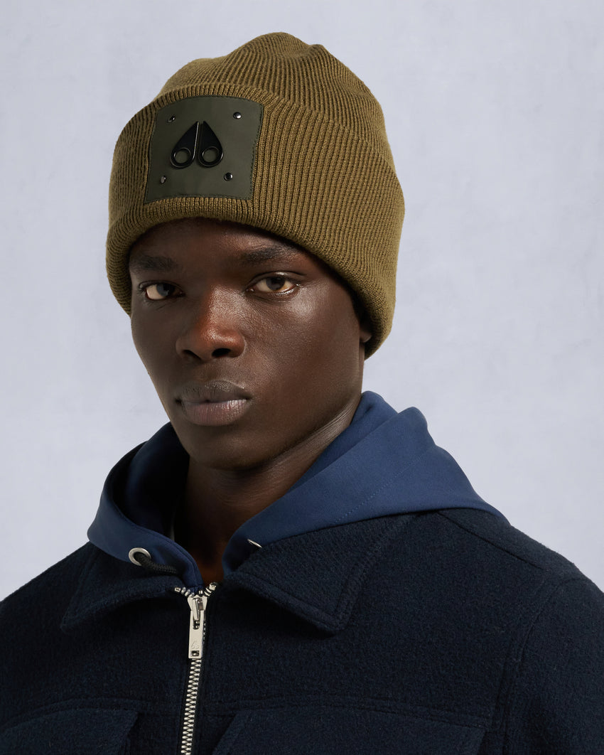 LOGO BEANIE UNISEX-ESPRESSO