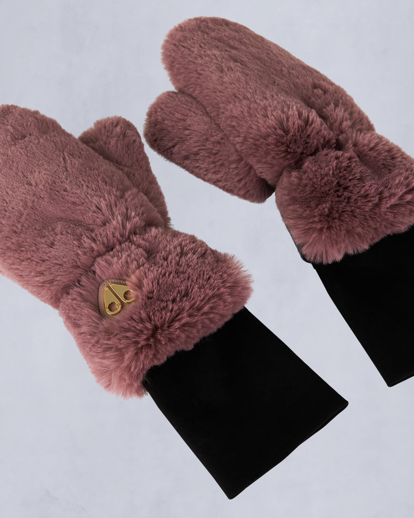 BUNNY GLOVES-BLACK