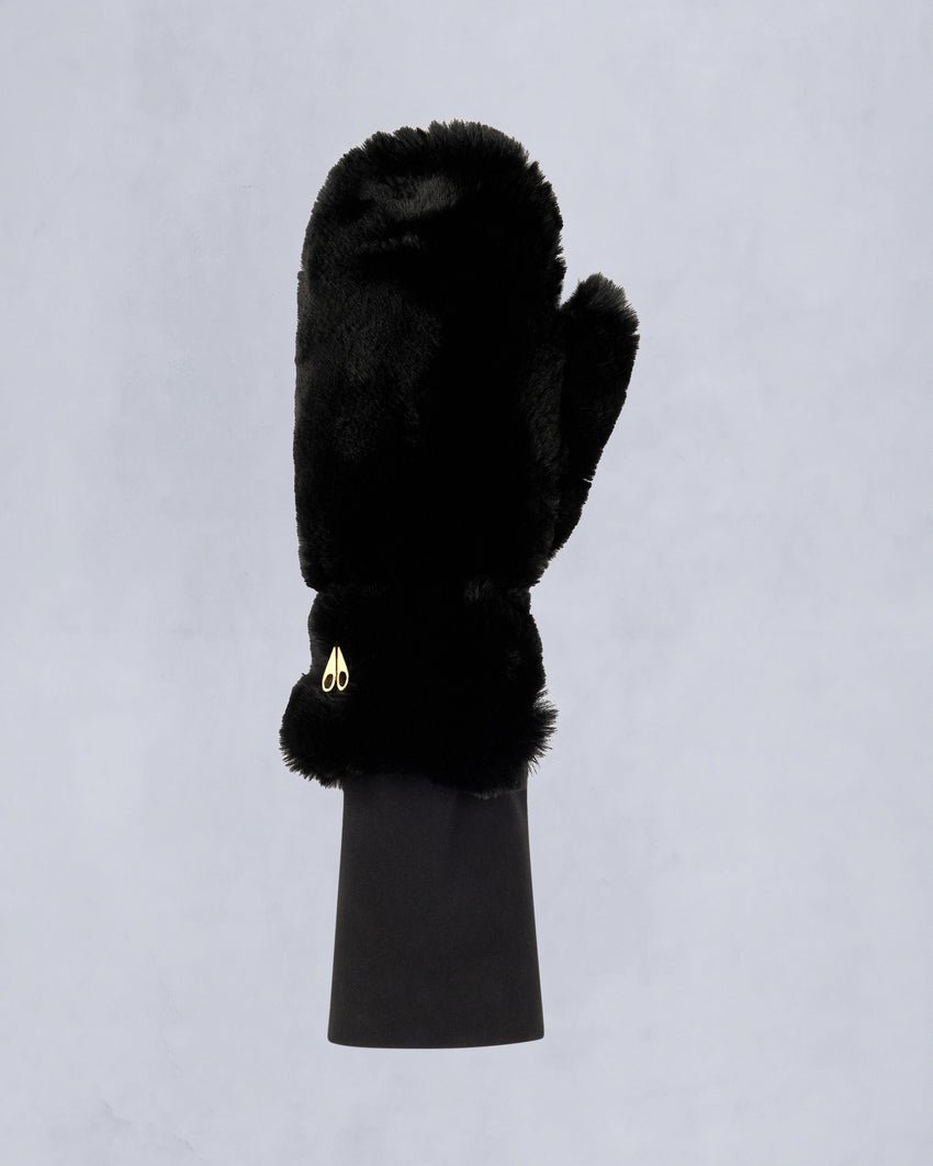 BUNNY GLOVES-BLACK
