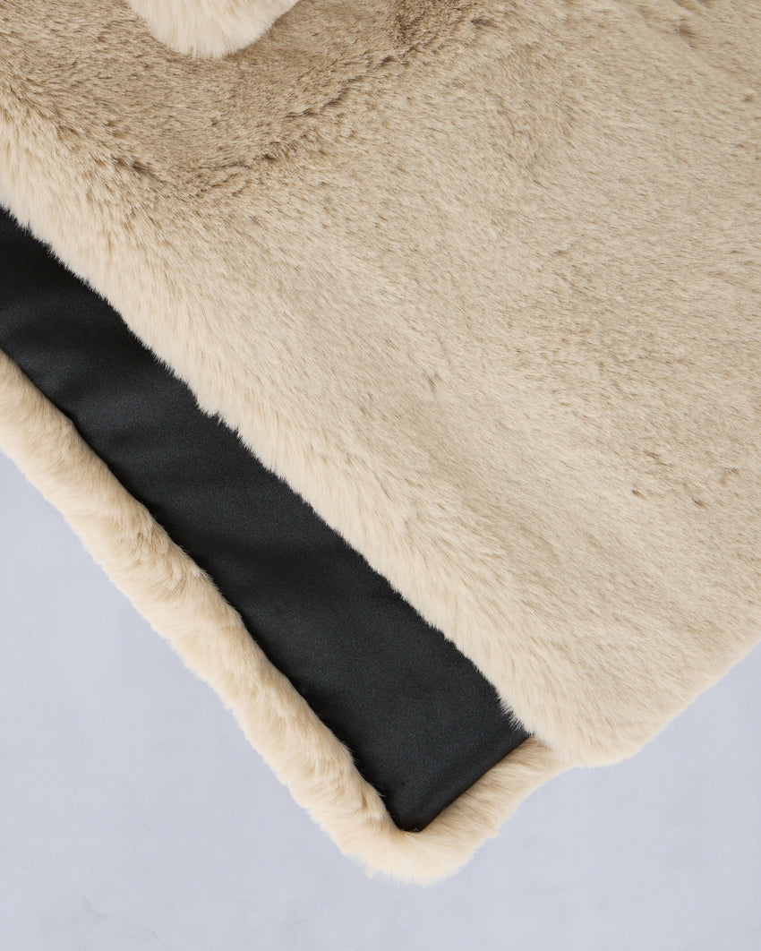 BUNNY SCARF-BLACK