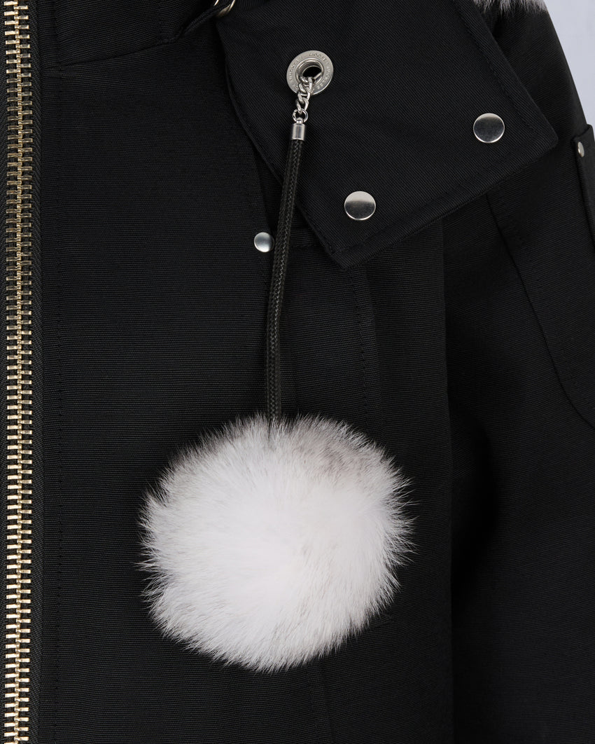 ORIGINAL DEBBIE SHEARLING TRIM BOMBER JACKET-OXYGEN