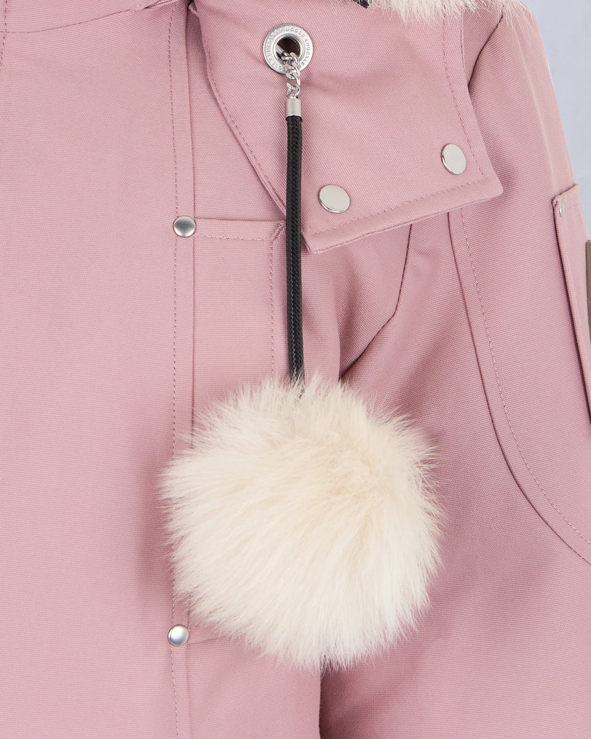 ORIGINAL DEBBIE SHEARLING TRIM BOMBER JACKET-OXYGEN