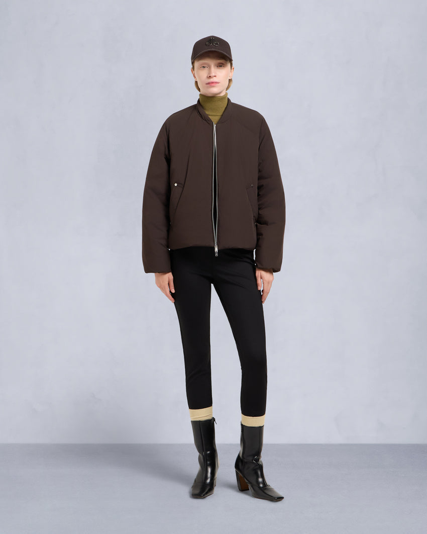 TEGAN BOMBER JACKET-BLACK