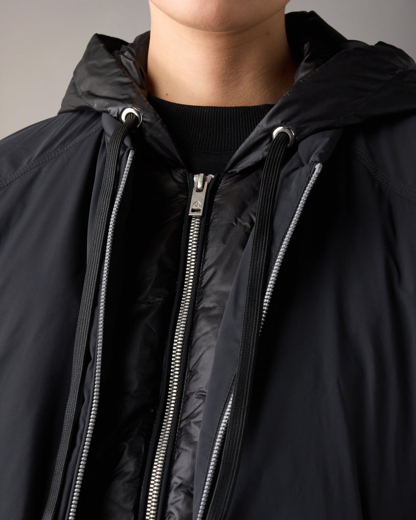 TEGAN BOMBER JACKET-BLACK