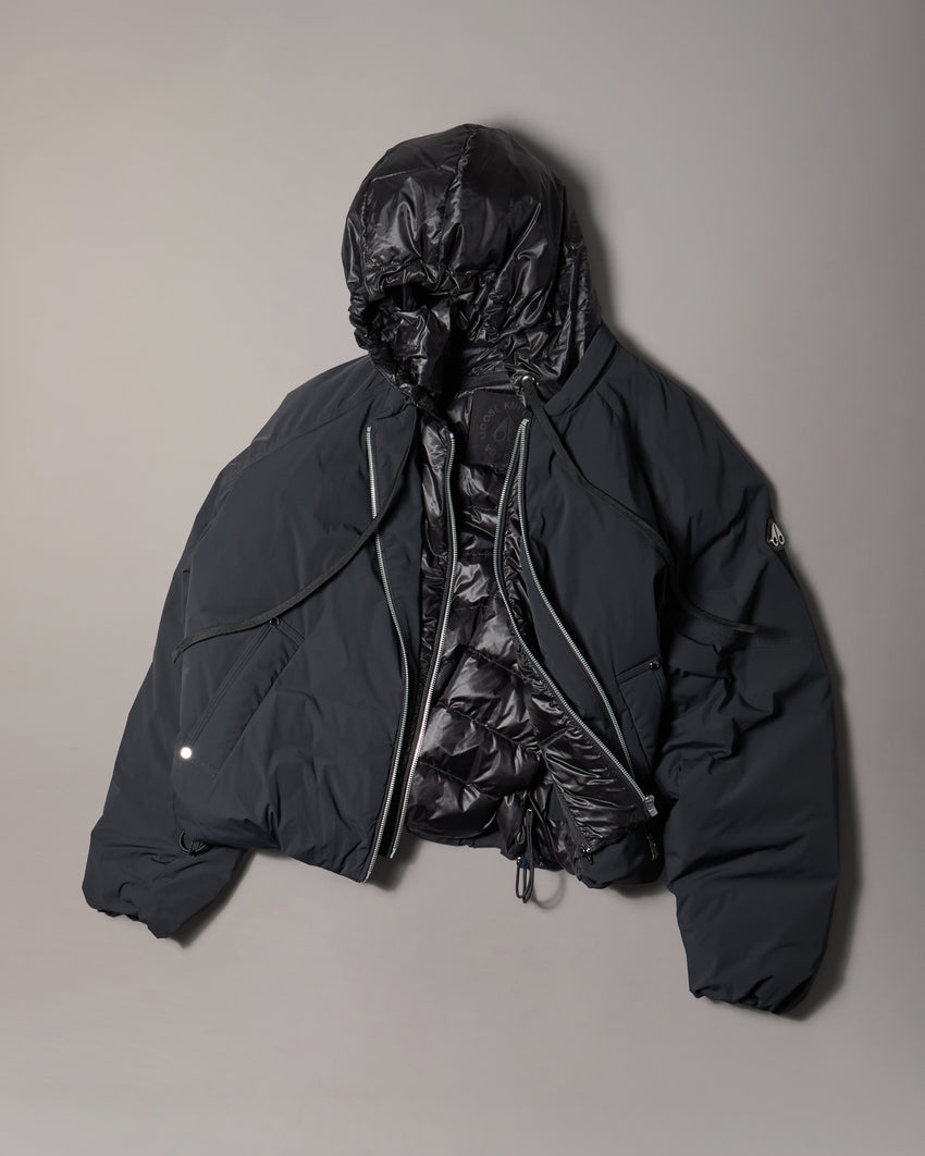 TEGAN BOMBER JACKET-BLACK