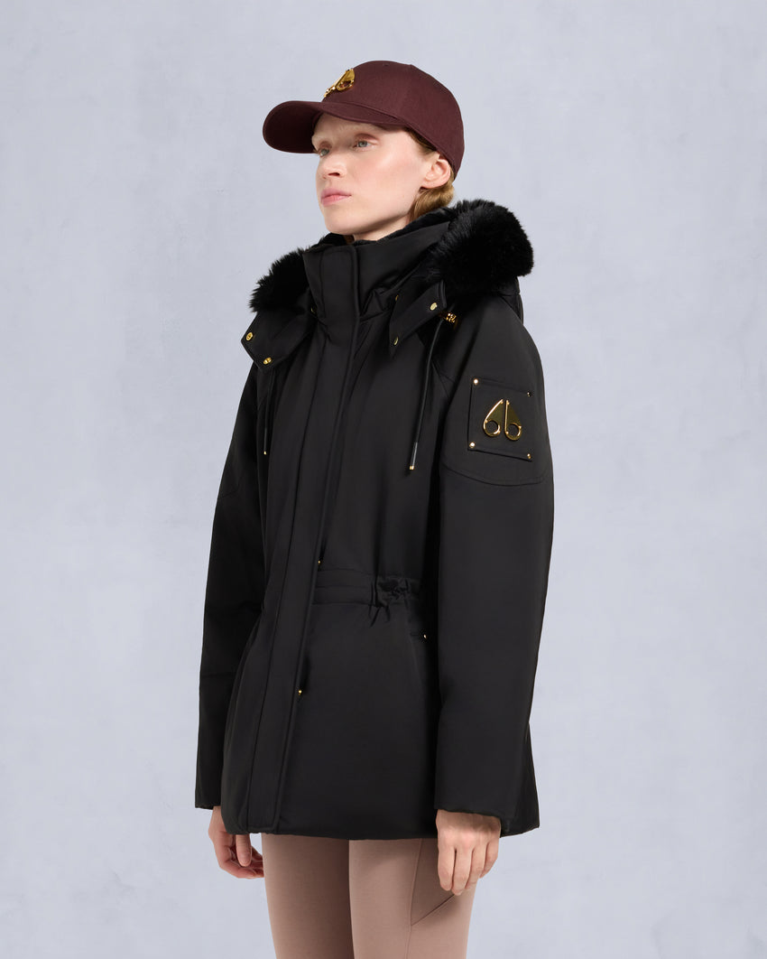 GOLD SERIES SATIN 3Q JACKET-BLACK