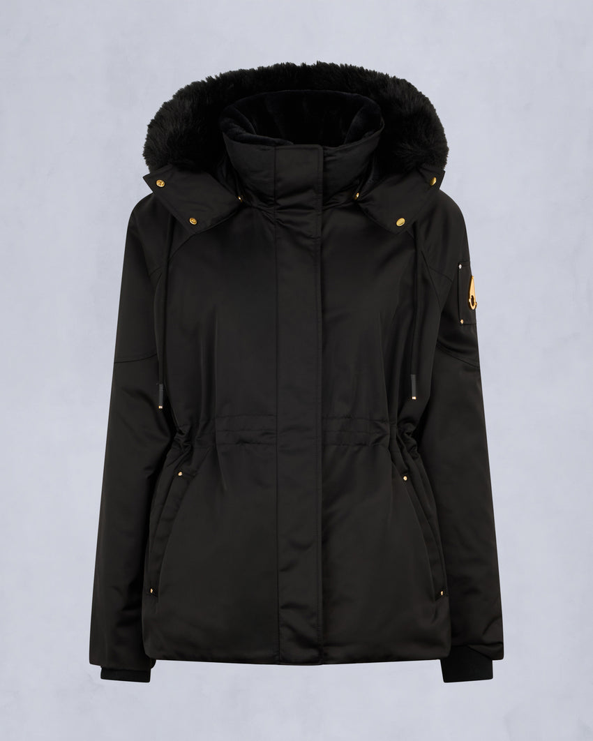 GOLD SERIES SATIN 3Q JACKET-BLACK