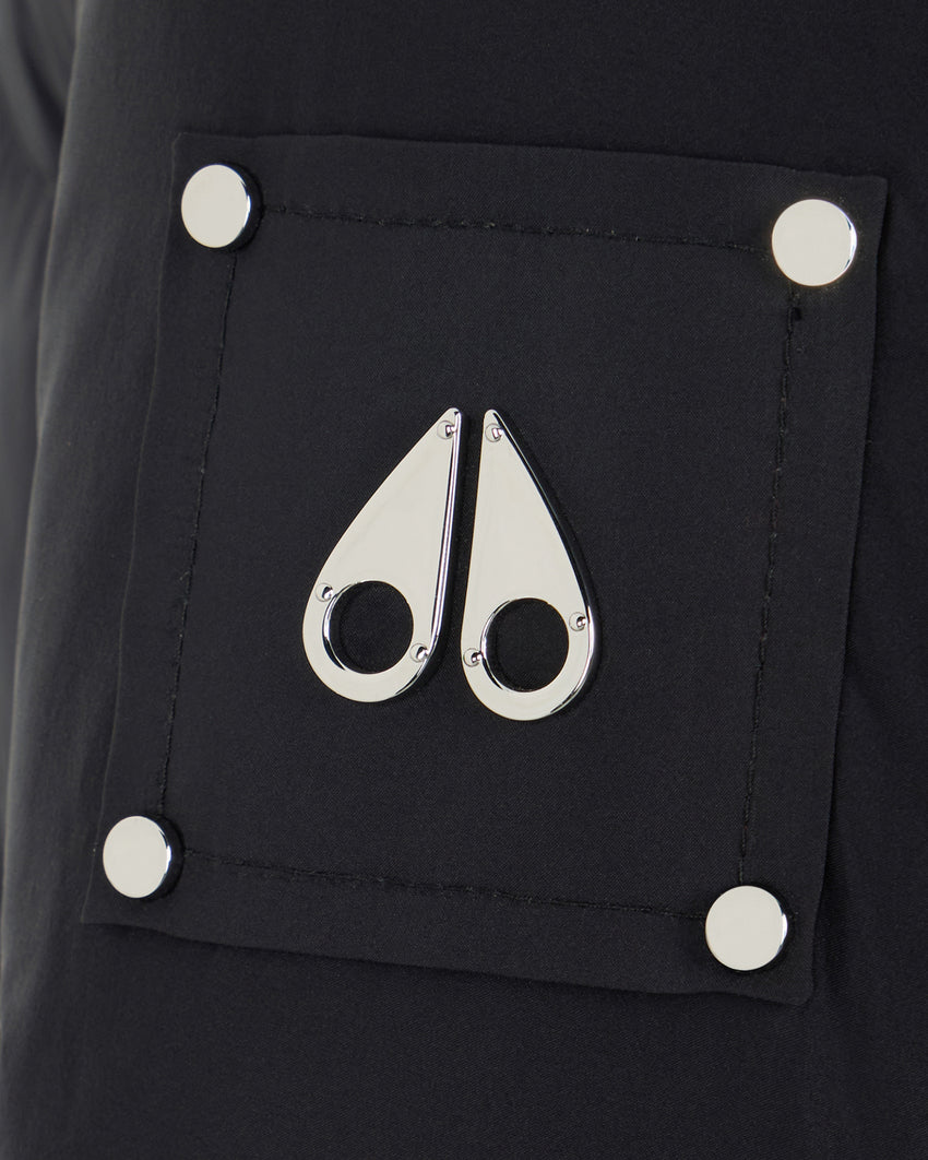 AKAI CROPPED PUFFER-ESPRESSO