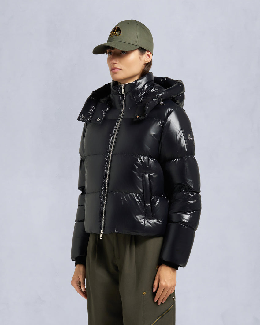 MOONSTONE PUFFER JACKET-BLACK