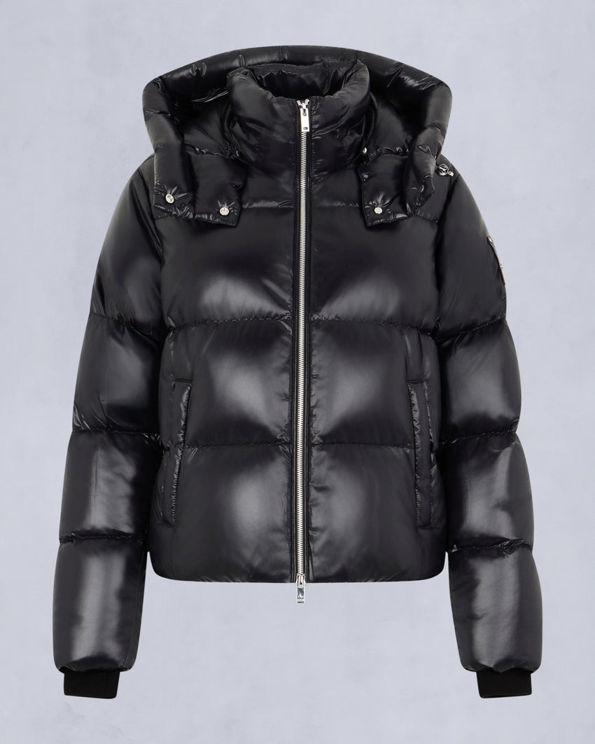 MOONSTONE PUFFER JACKET-BLACK