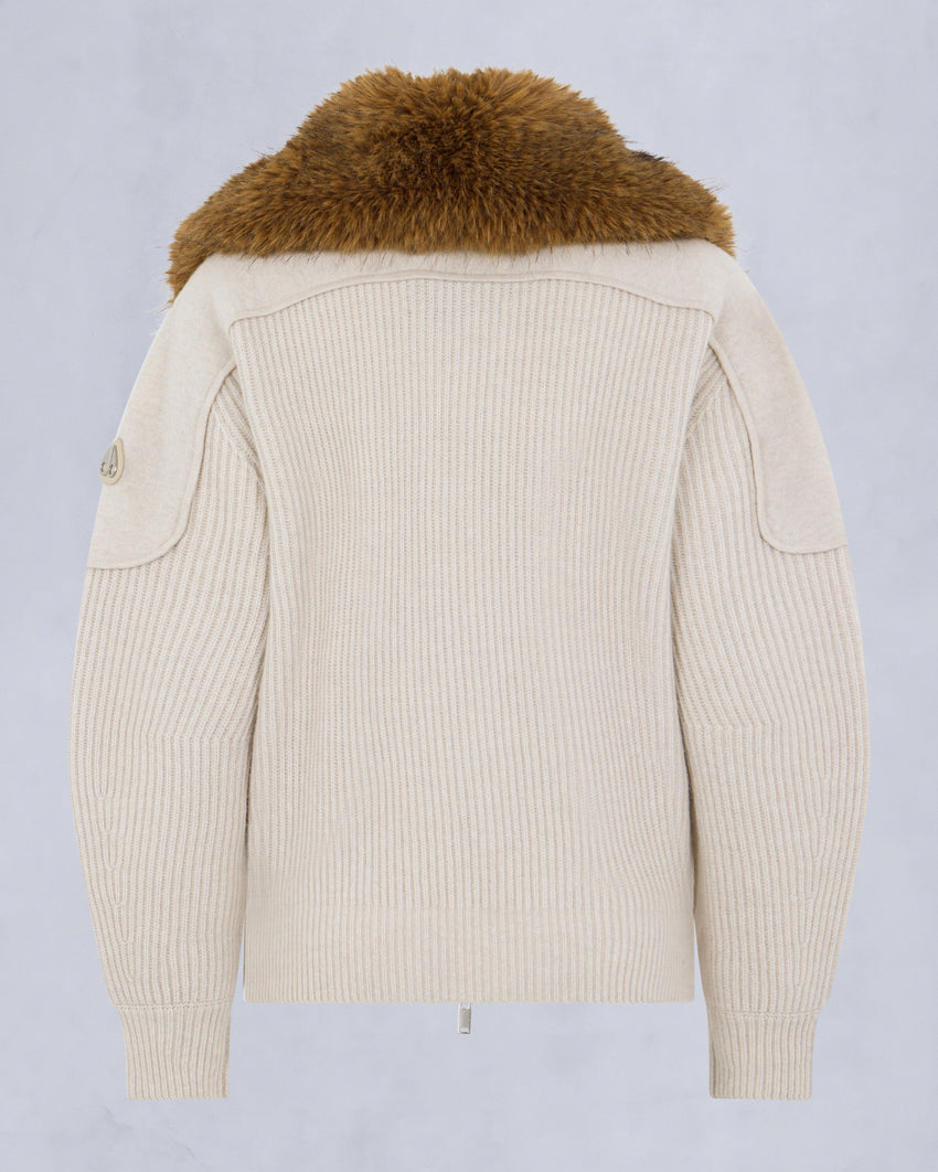 CORINA FULL-ZIP SWEATER-NAVY