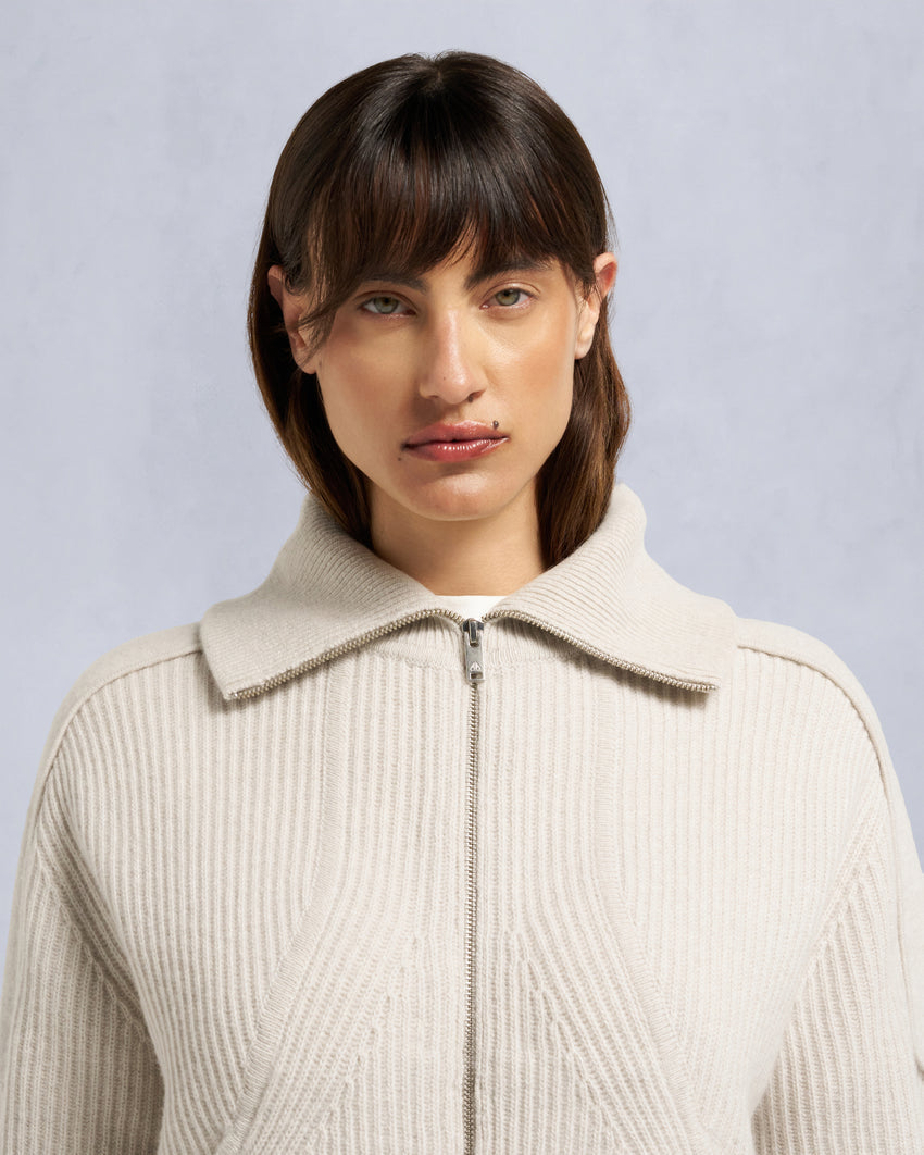 CORINA FULL-ZIP SWEATER-NAVY