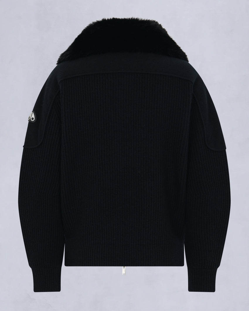 CORINA FULL-ZIP SWEATER-NAVY