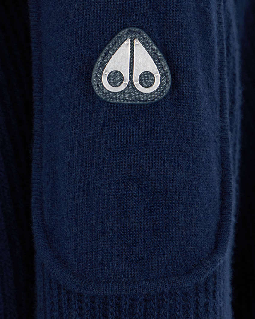 CORINA FULL-ZIP SWEATER-NAVY