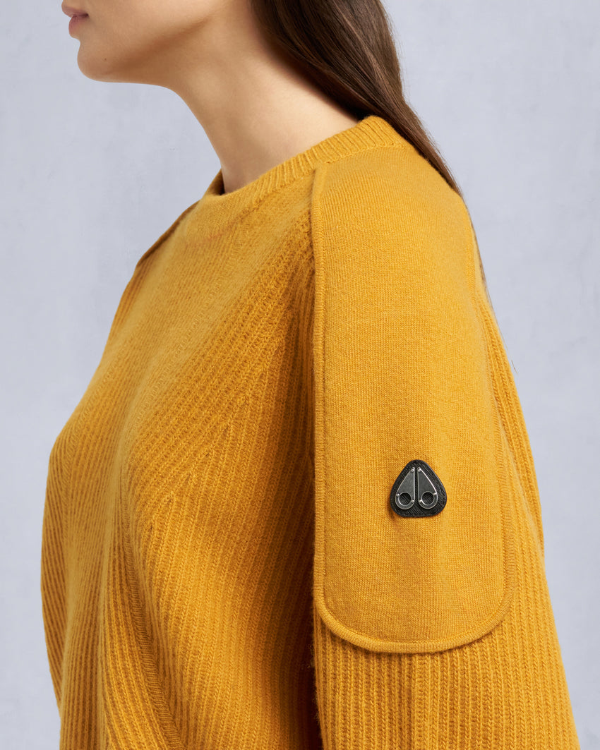 CORINA CREWNECK SWEATER-ALABASTER MELANGE