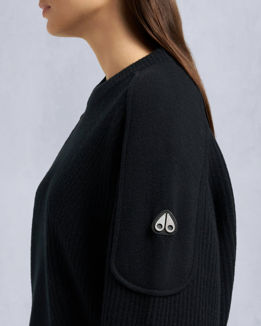 CORINA CREWNECK SWEATER-ALABASTER MELANGE