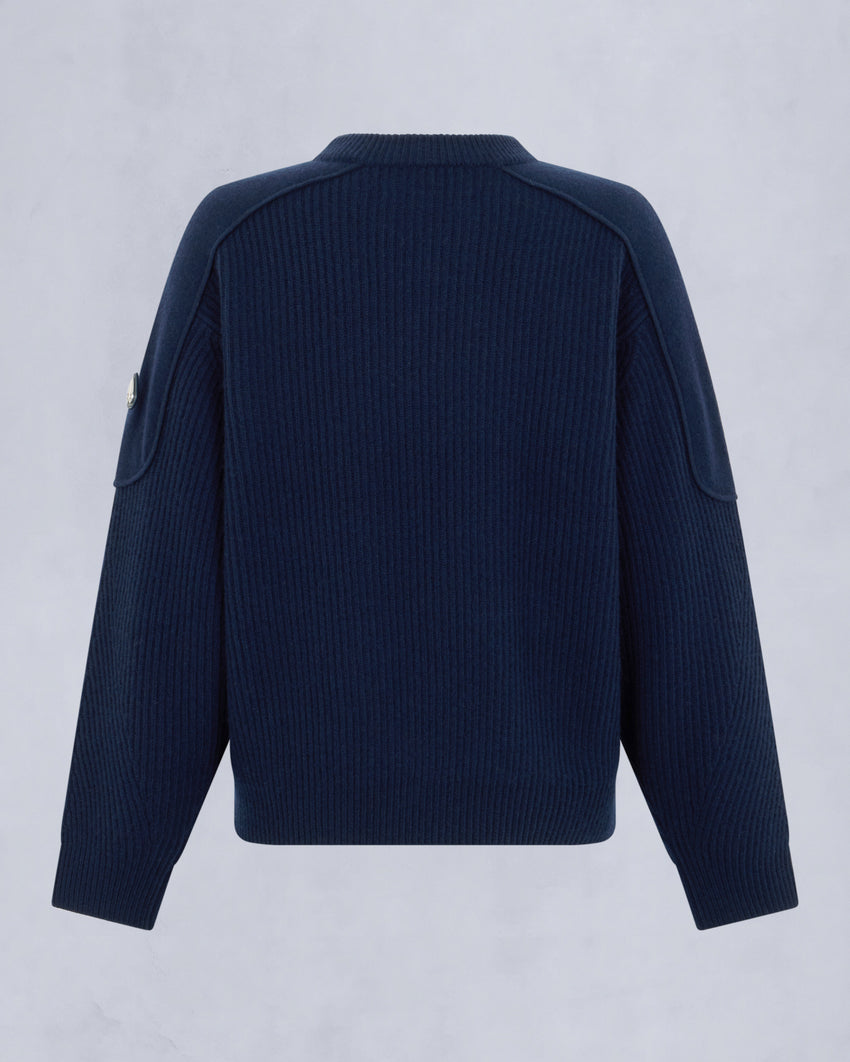 CORINA CREWNECK SWEATER-ALABASTER MELANGE