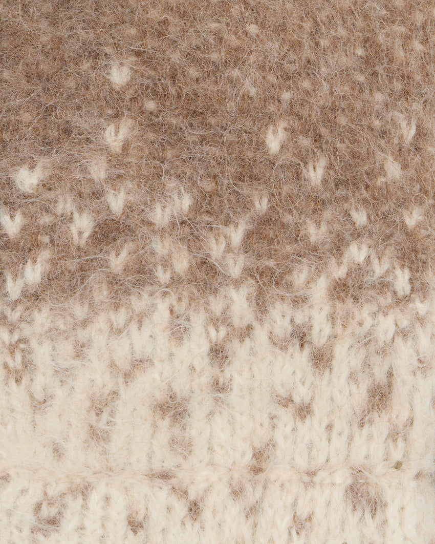 PALMER FULL-ZIP SWEATER-ALABASTER/DUNE