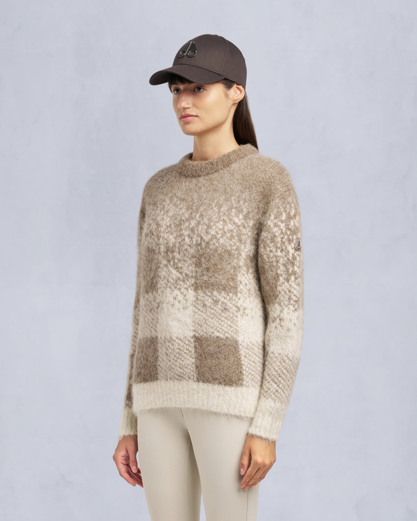PALMER CREWNECK SWEATER-MAUVE/BEET