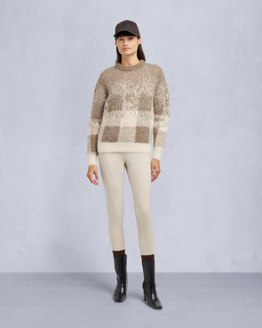 PALMER CREWNECK SWEATER-MAUVE/BEET