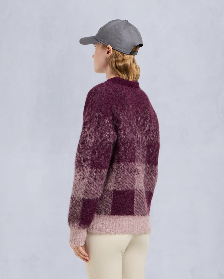 PALMER CREWNECK SWEATER-MAUVE/BEET
