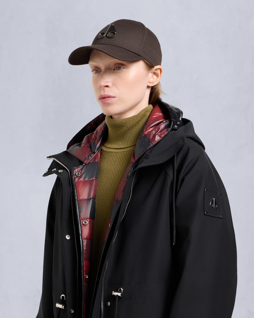 ROSEMONT 3-IN-1 PARKA-BLACK/SUMAC PLAID