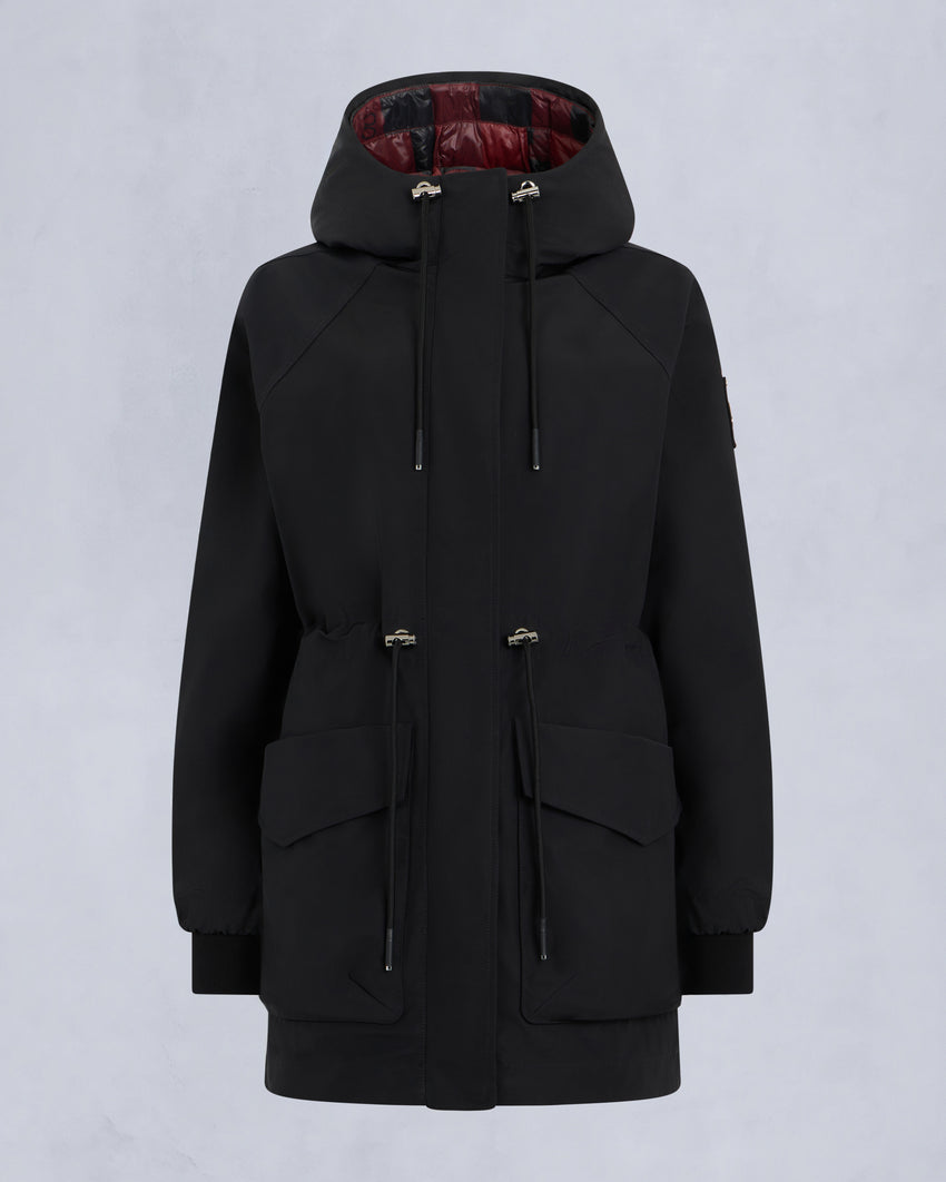 ROSEMONT 3-IN-1 PARKA-BLACK/SUMAC PLAID