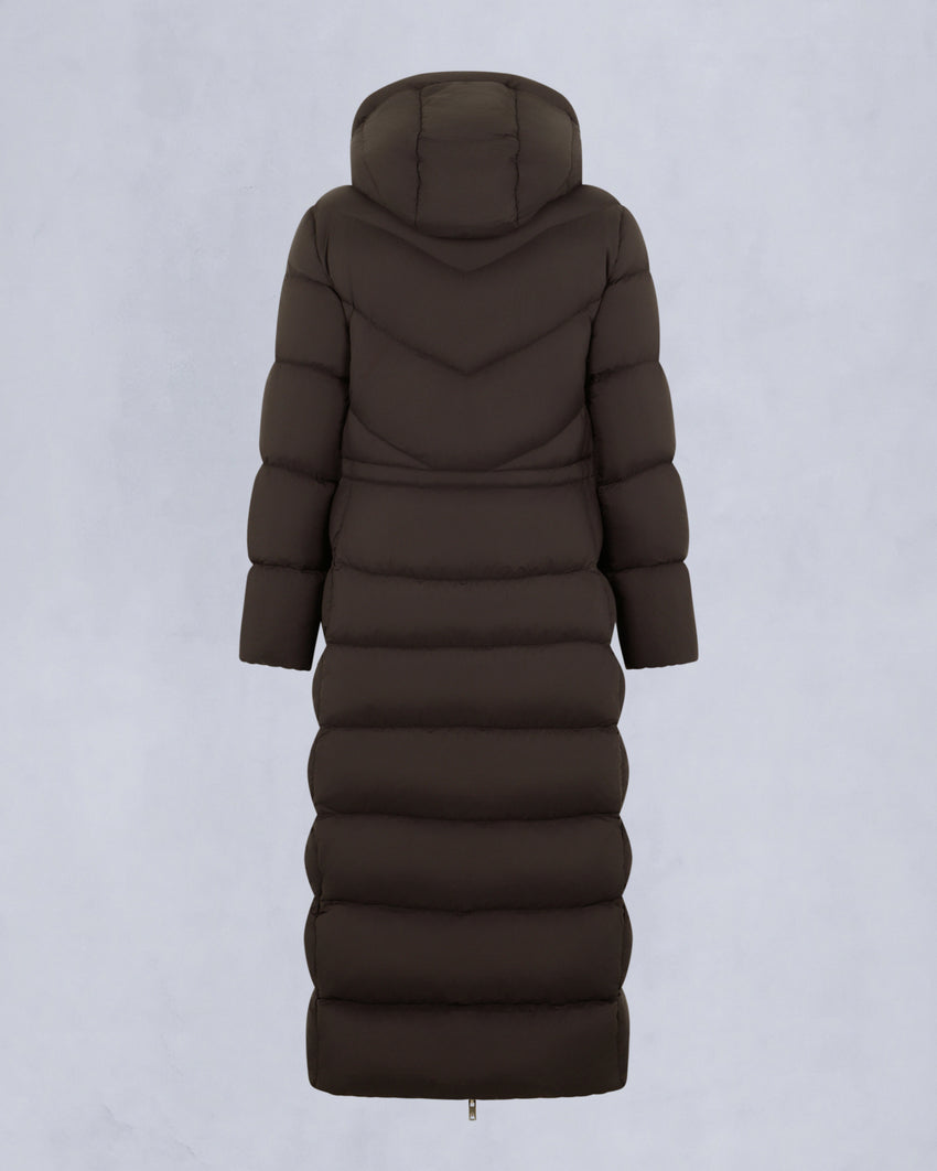 NYLUXE JOCADA PARKA-ESPRESSO/BLACK