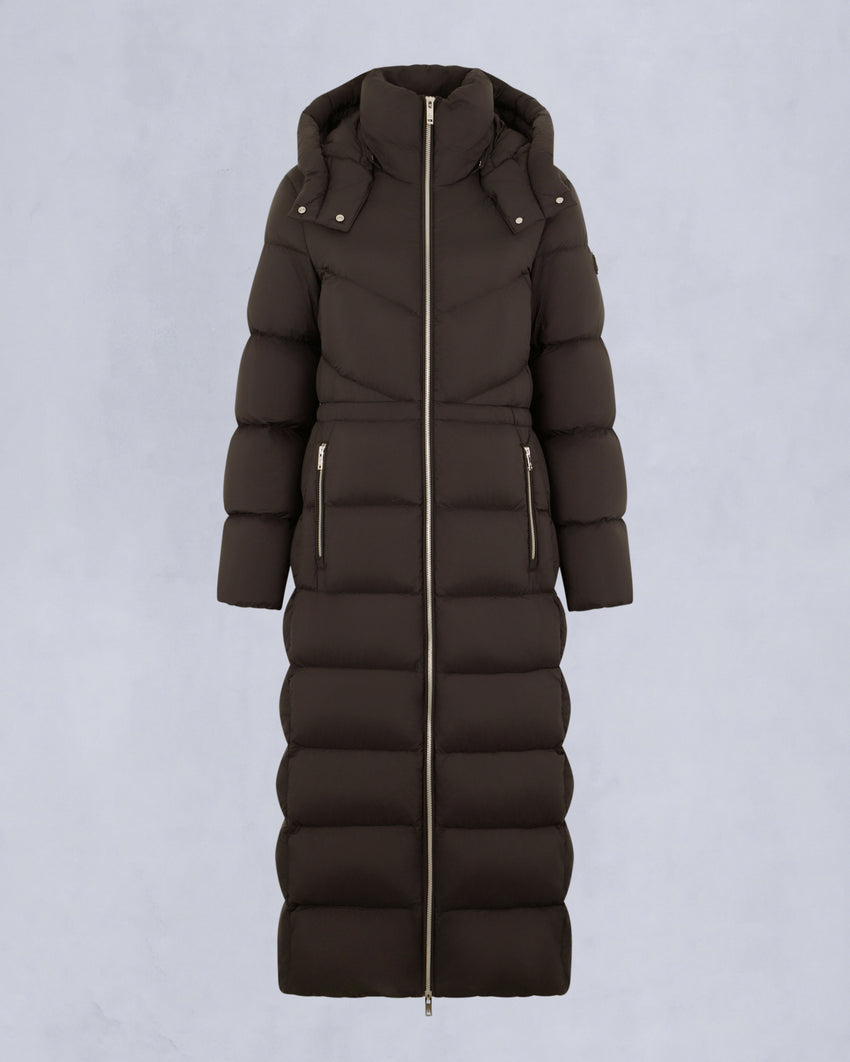 NYLUXE JOCADA PARKA-ESPRESSO/BLACK