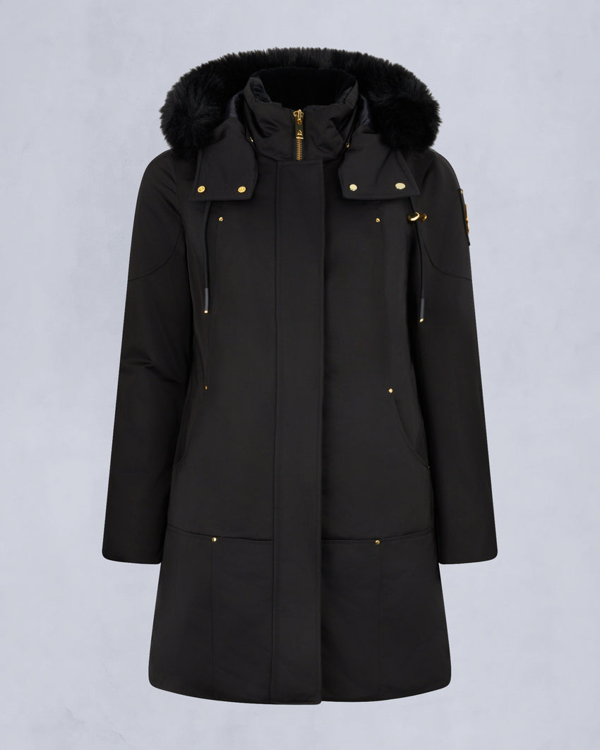 GOLD SERIES SATIN STIRLING PARKA-BLACK