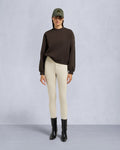 MIX MEDIA CREWNECK SWEATSHIRT-ESPRESSO