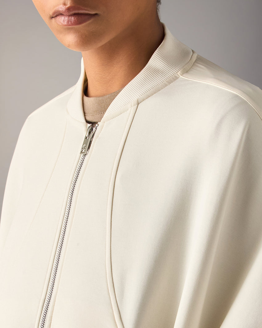 MIX MEDIA BOMBER JACKET-BLACK