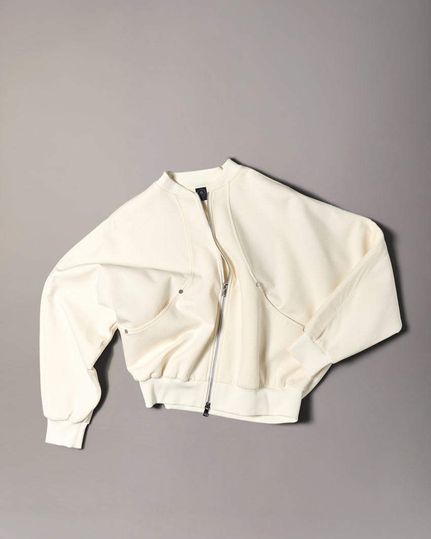 MIX MEDIA BOMBER JACKET-BLACK