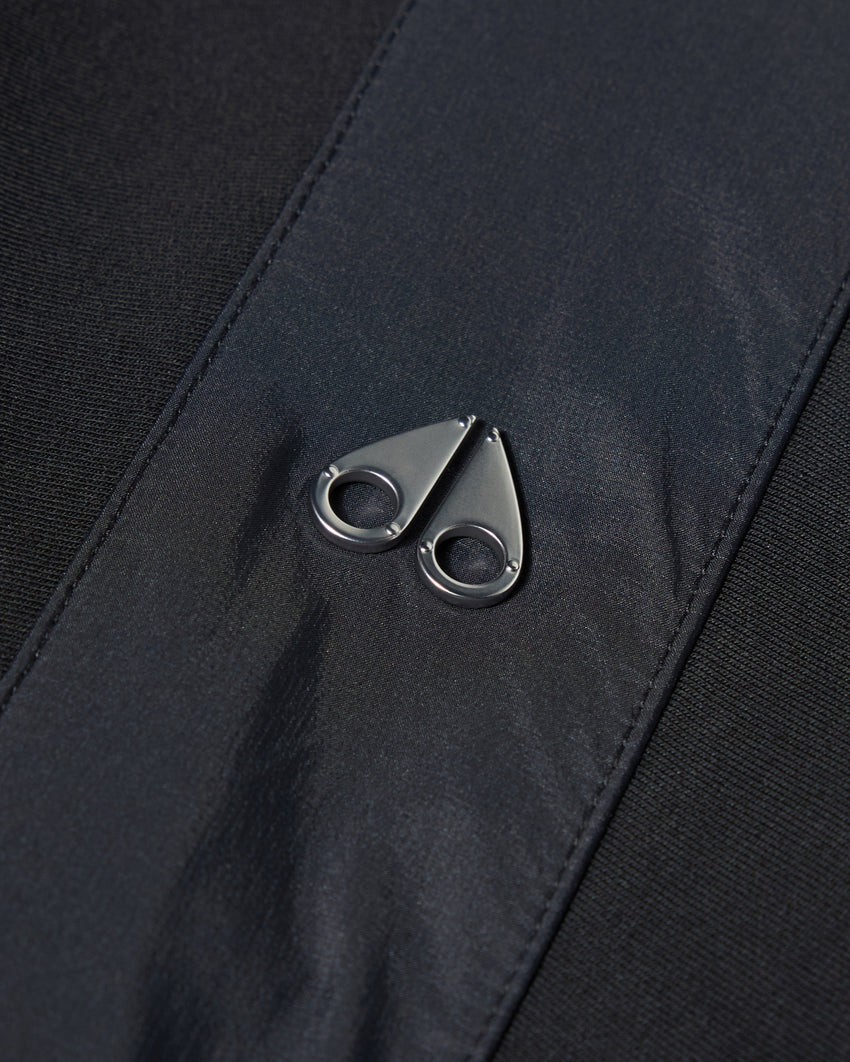MIX MEDIA BOMBER JACKET-BLACK