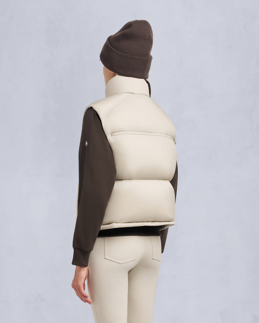 AKAI PUFFER VEST-ALABASTER