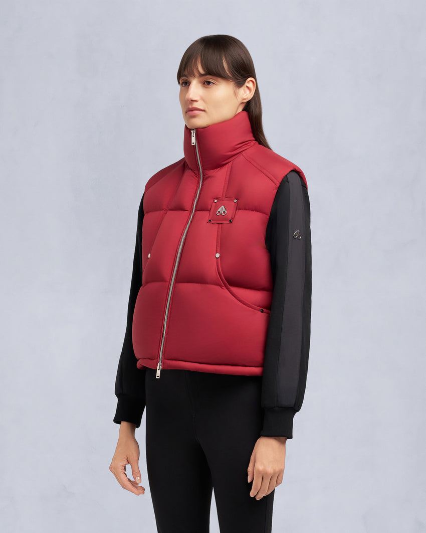 AKAI PUFFER VEST-ALABASTER