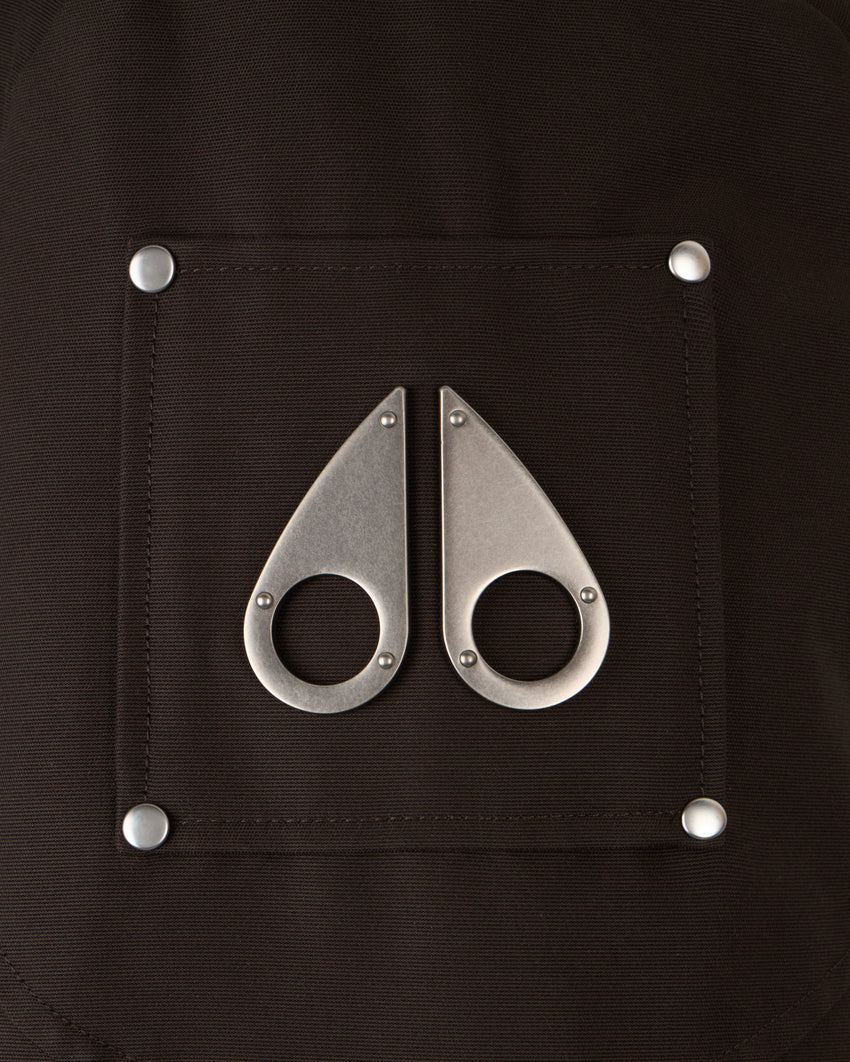 ORIGINAL BALLISTIC SHEARLING TRIM BOMBER JACKET-BLUESTONE/BLACK